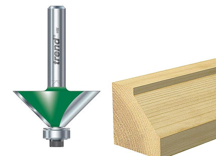 TREND C049 X 1/4 Tct Bearing Guided Chamfer 45 12.7 X 32Mm