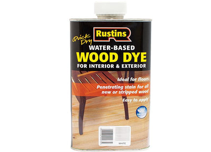 Rustins Quick Dry White Wood Dye 1 Litre
