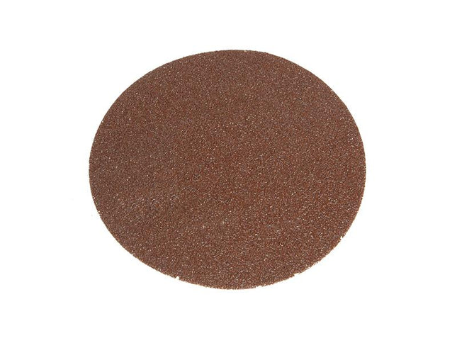 Faithfull Hook & Loop Plain Sanding Disc 125Mm Assorted (Pack Of 5)