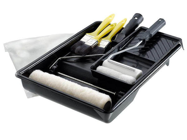 Stanley Tools 11 Piece Decorating Set STASTRSGS1Z Paint Brushes, Roller Brushes, Paint Tray