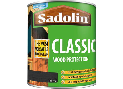 Sadolin Classic Wood Protection Ebony 1 Litre