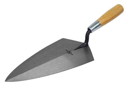 Marshalltown 19 Philadelphia Pattern Brick Trowel Wooden Handle 11In