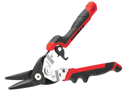 Stanley Tools Fatmax Red Ergo Aviation Snips Left Cut 250Mm (10In)