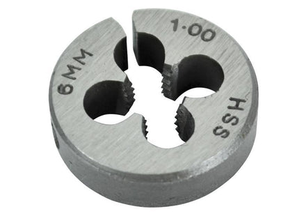 Faithfull Hss Straight Flute Split Die M6 X 1.0 (13/16 O.D)