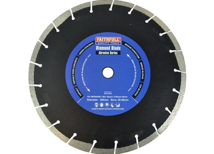 Faithfull Abrasive Diamond Blade 300 x 20mm