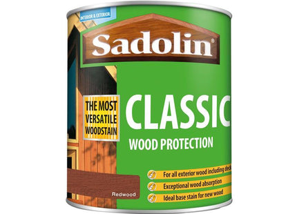 Sadolin Classic Wood Protection Redwood 1 Litre