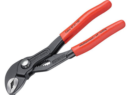 KNIPEX Cobra Water Pump Pliers Pvc Grip 150Mm - 30Mm Capacity