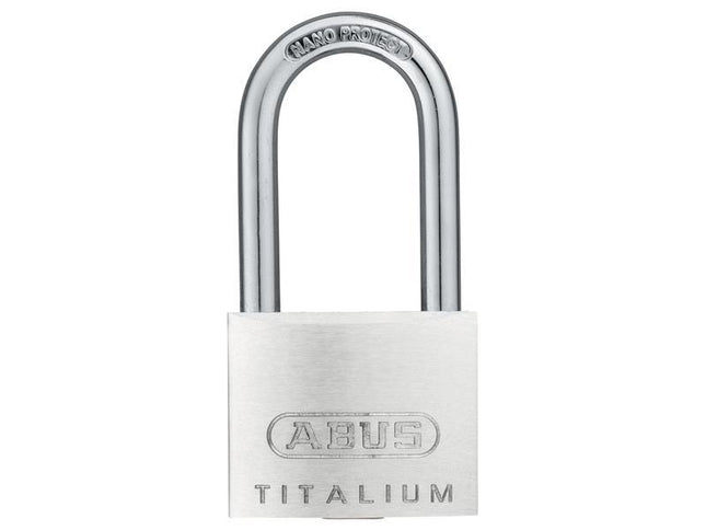 ABUS Mechanical 64Ti/40Mm Titalium Padlock 40Mm Long Shackle Carded