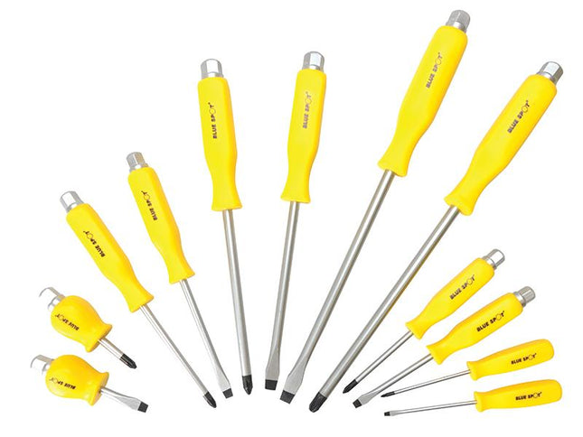 Bluespot Tools Hex Drive Screwdriver Set,12 Piece