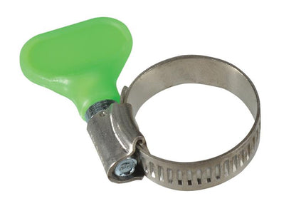 Faithfull Ox W/S 25 Wing Screw Hose Clip 16 - 25Mm