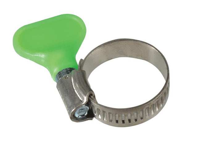 Faithfull Ox W/S 25 Wing Screw Hose Clip 16 - 25Mm