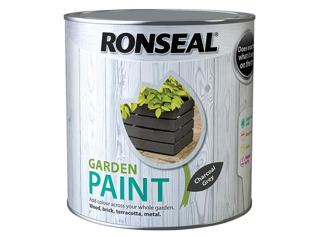 Ronseal Garden Paint Charcoal Grey 2.5 Litre