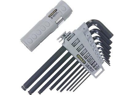 Stanley Tools Hexagon Grip Key Set Of 9 Metric (1.5-10Mm)