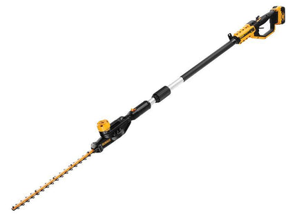 DEWALT DCMPH566P1 XR Pole Hedge Trimmer 18V 1 x 5.0Ah Li-ion