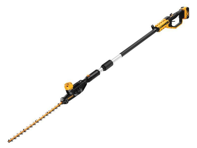 DEWALT DCMPH566P1 XR Pole Hedge Trimmer 18V 1 x 5.0Ah Li-ion