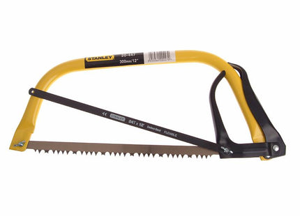 Stanley Tools Hack Bowsaw 300Mm (12In) Plus Extra Hacksaw Blade