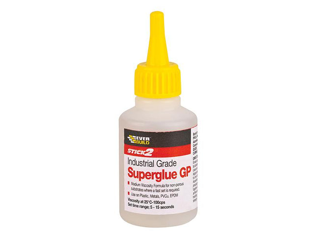 Everbuild Industrial Superglue General Purpose 20G