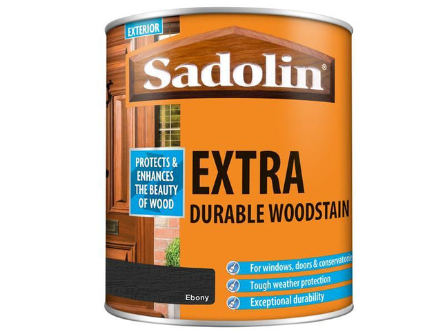 Sadolin Extra Durable Woodstain Ebony 1 Litre