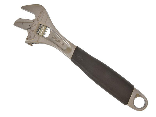 Bahco 9072Pc Chrome Ergo Adjustable Wrench Reversible Jaw 250Mm (10In)