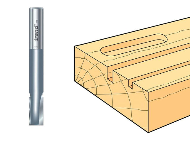 TREND 3/20L X 1/4 Tct Two Flute Pocket Cutter 6.3Mm X 16Mm