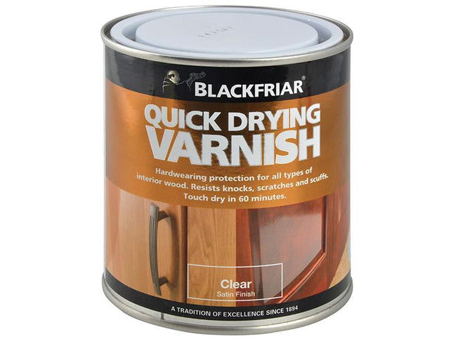 Blackfriar Quick Drying Duratough Interior Varnish Clear Satin 250Ml