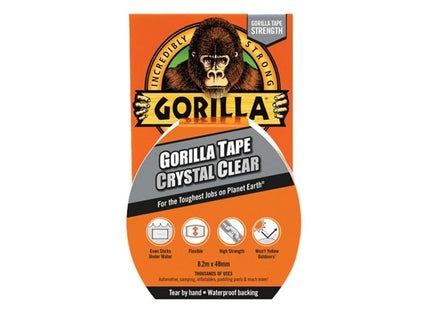 Gorilla Glue Gorilla Tape Crystal Clear 48Mm X 8.2M