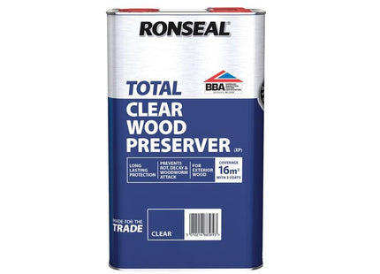 Trade Total Wood Preserver Clear 5 litre