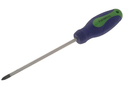 Faithfull Soft Grip Screwdriver Phillips Tip Ph2 X 150Mm
