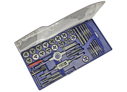 Faithfull Metric Tap & Die Set Of 39 Carbon Steel