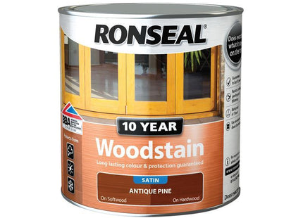 Ronseal 10 Year Woodstain Antique Pine 2.5 Litre