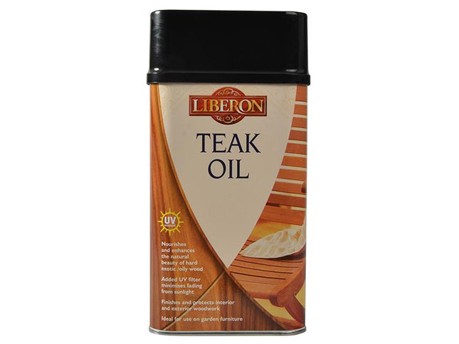 Liberon Teak Oil With Uv Filters 1 Litre