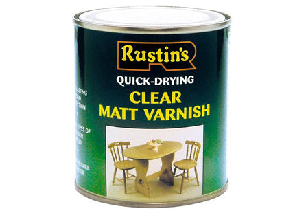 Rustins Quick Dry Varnish Matt Clear 1 Litre