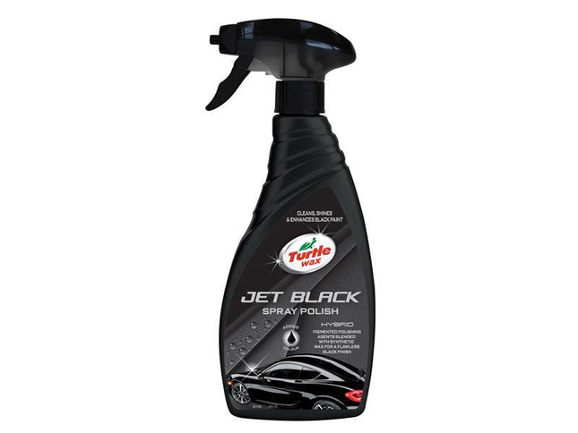 Turtle Wax Jet Black Spray Polish 500Ml