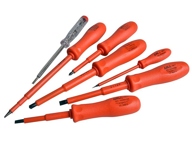 ITL Insulated Insulated Screwdriver Set Of 7