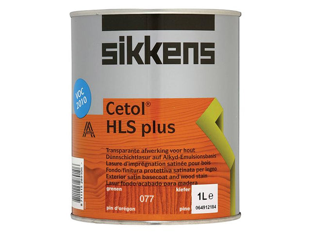 Sikkens Cetol Hls Plus Translucent Woodstain Pine 1 Litre