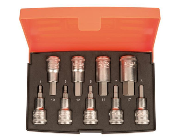 Bahco S9Hex 1/2In Drive Socket Set Of 9 Metric