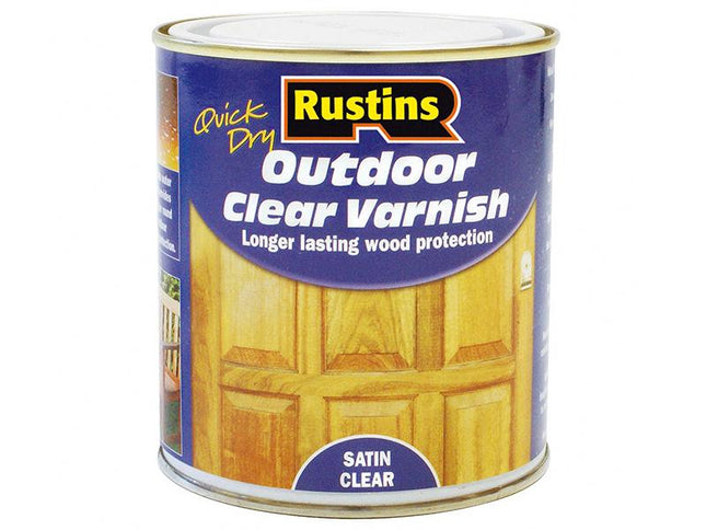 Rustins Exterior Varnish Satin 500Ml