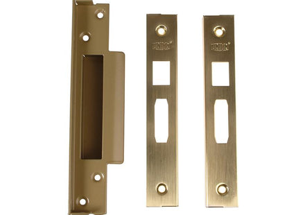 Union Strongbolt 2200 Mortice Sashlock Rebate Kit 13Mm Polished Brass Box