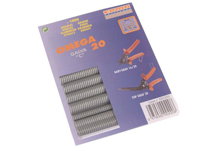 Edma Galvanised Steel Hog Ring Omega 20 (1000)