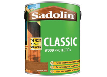 Sadolin Classic Wood Protection Antique Pine 5 Litre