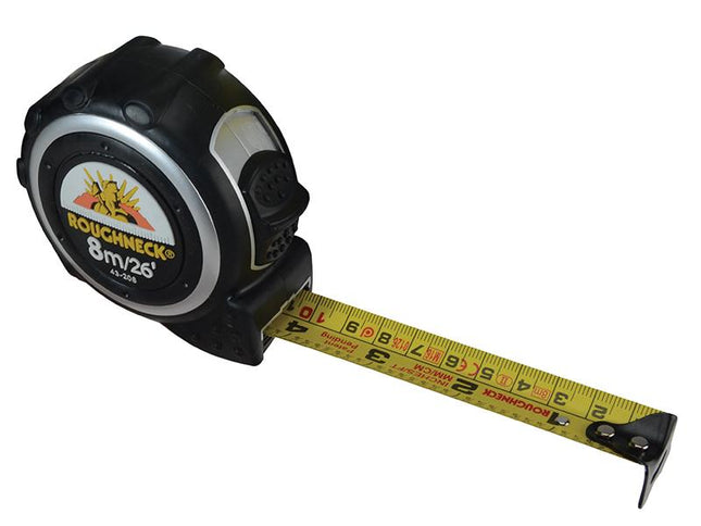 Roughneck E-Z Read Tape Measure 8M/26Ft (Width 25Mm)