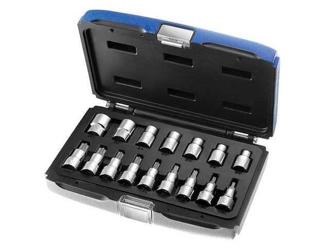 Expert Socket Set Of 16 Torx 1/2In Drive