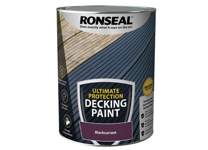 Ronseal Ultimate Protection Decking Paint Blackcurrant 5 litre