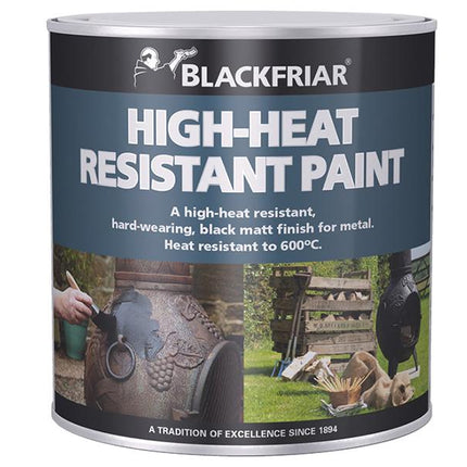Blackfriar Heat Resistant Paint Black 500Ml