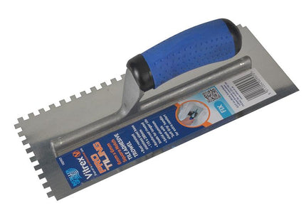 Vitrex Professional Notched Adhesive Trowel 6Mm Stainless Steel 11 X 4.1/2In