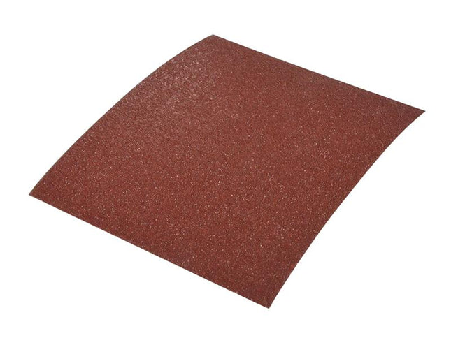 Faithfull 1/4 Sheet Palm Sander Sheets Coarse Grit (Pack Of 5)