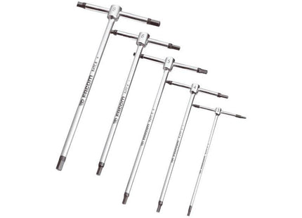 Facom T Handle Hexagon Key Set 5 Piece Metric (3-8Mm)