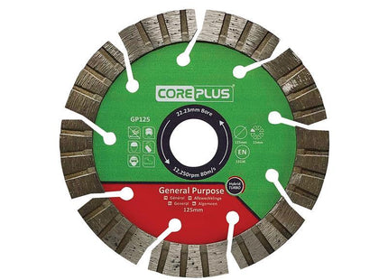 GP125 General-Purpose Hybrid Turbo Diamond Blade 125mm