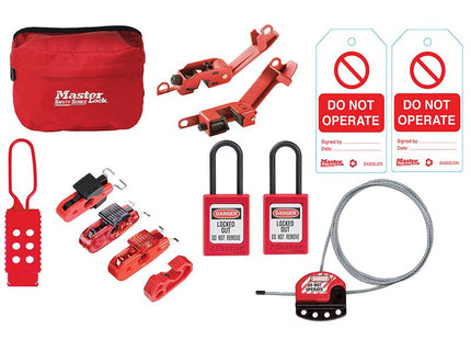 Master Lock General Maintaince Lockout / Tagout Kit 15-Piece