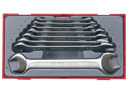 Teng Tt6208 8 Piece Metric Open End Spanner Set